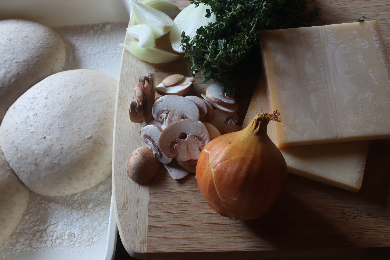 Sourdough pizza forestiere the artisan at home